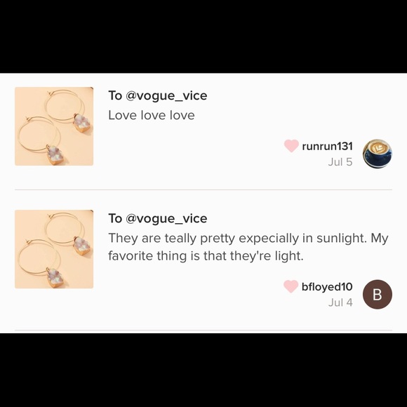 Best seller! Gold iridescent hoops.    stud - Picture 2 of 7